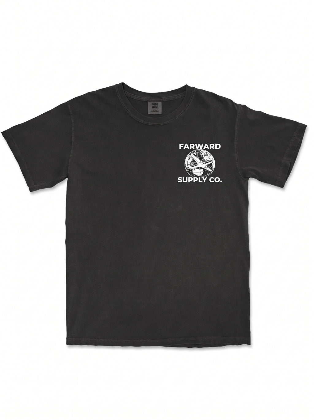 Outpost 47 Flight Crest Heavyweight Tee - Black